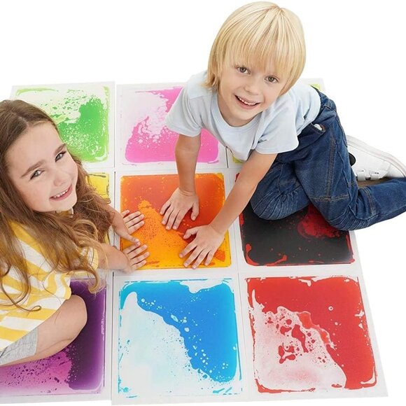 Early Learning Sensory Activity 9 Mats for Toddlers - 1 Set(9 Squares) - Picture 1 of 14